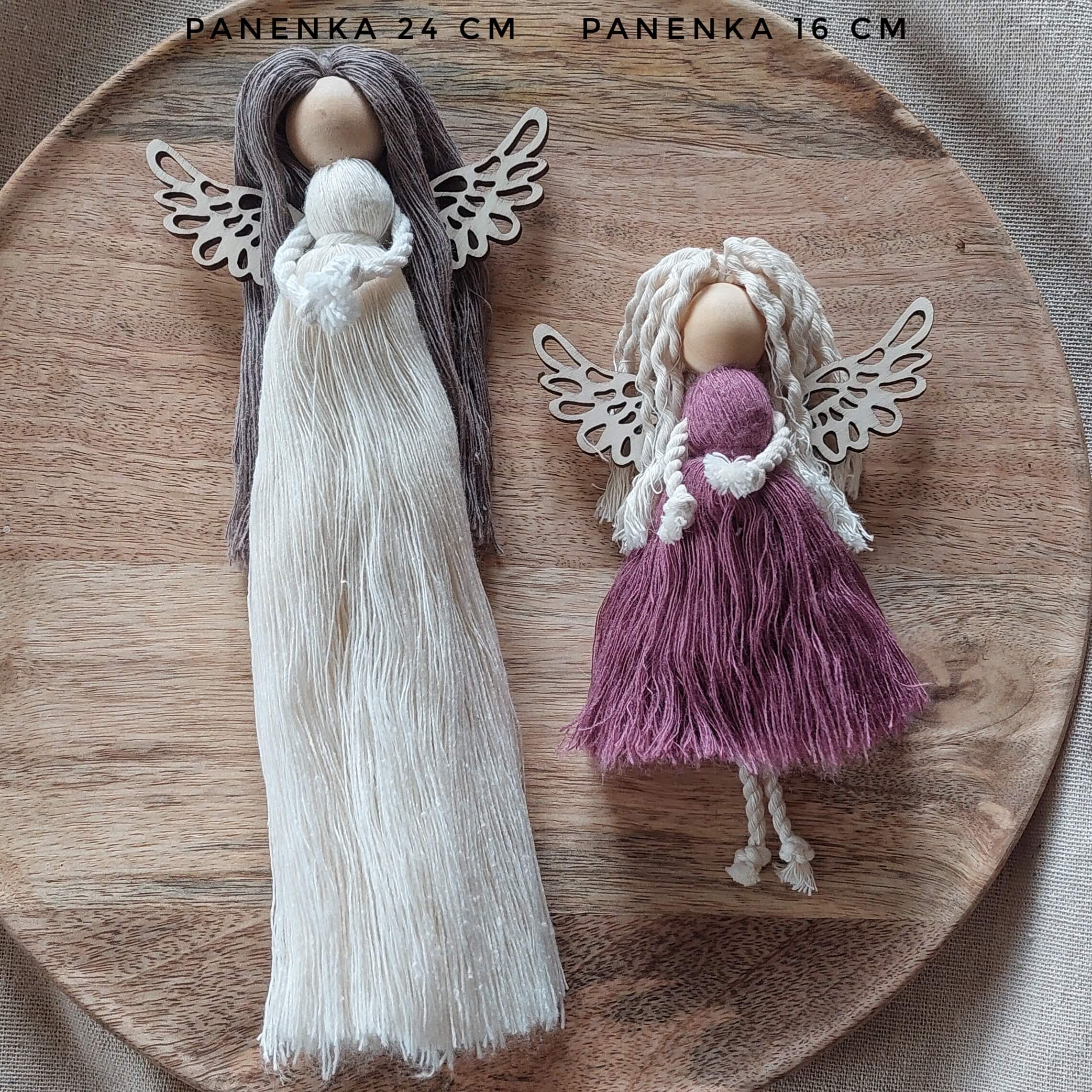 Křídla pro macramé anděla, 10 cm - č.20