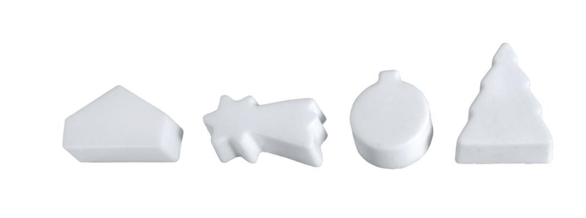 Forma na kreativní beton - vánoční tvary