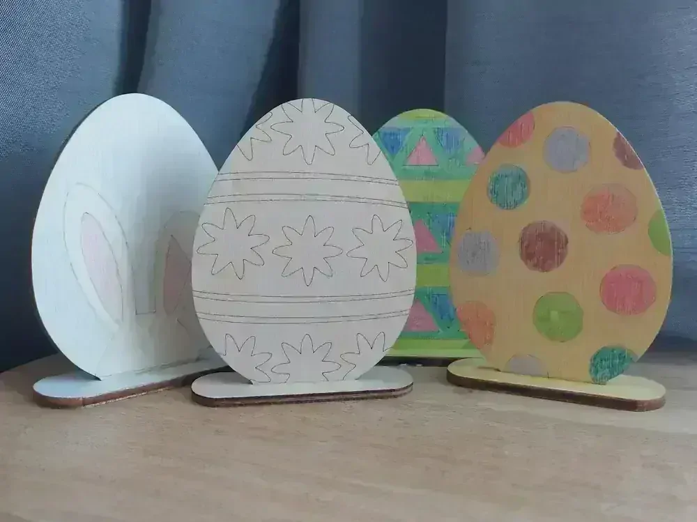 Velikonoční vajíčka k dotvoření - 8 kusů