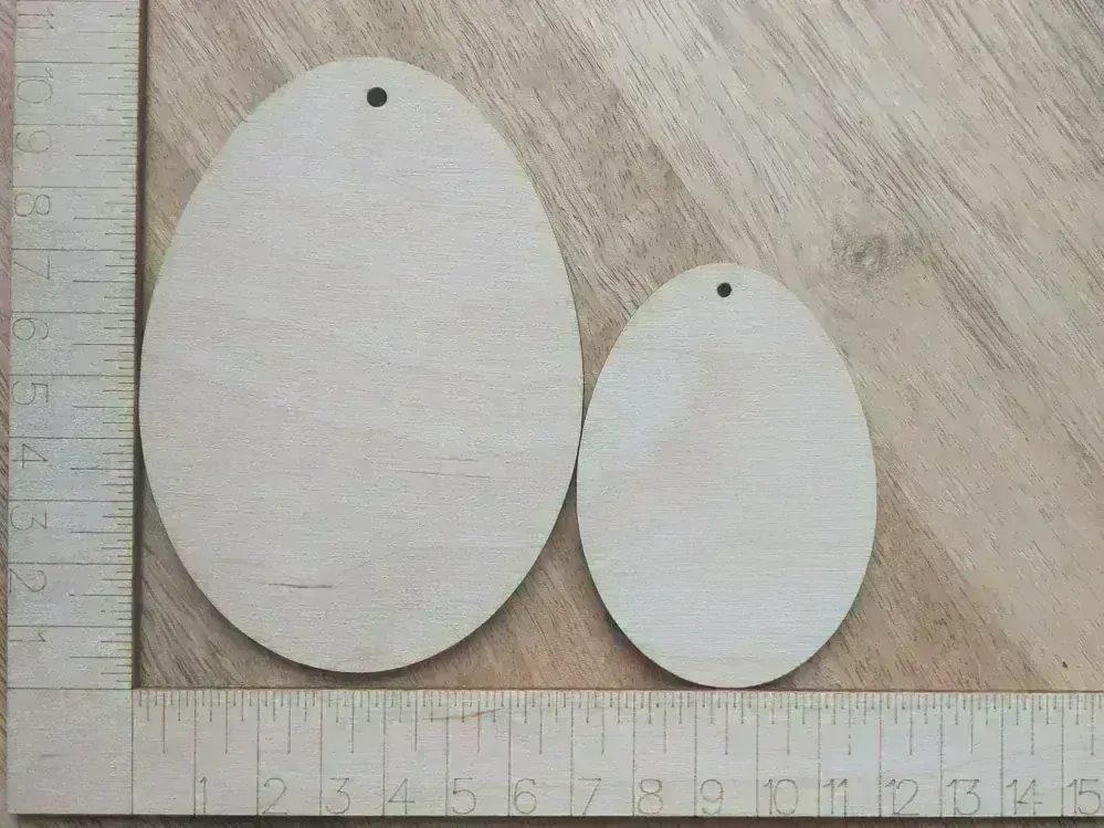 Vajíčka k dotvoření - 10 a 7 cm