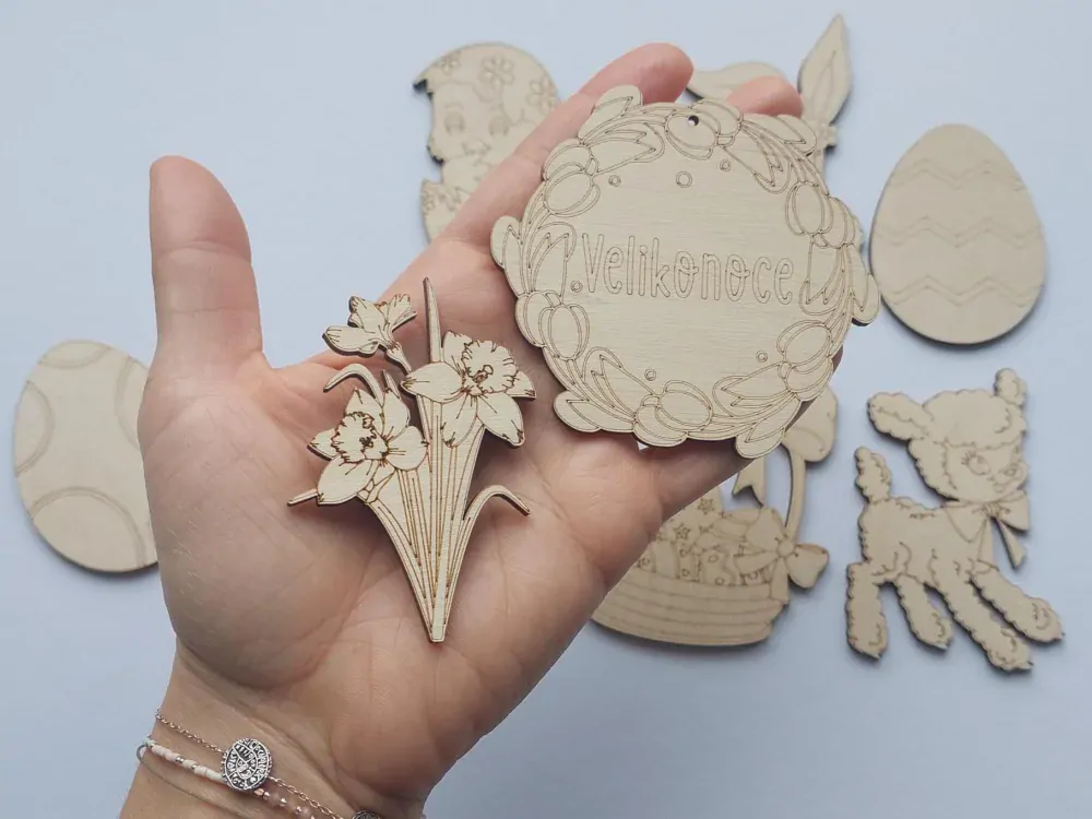 Velikonoční sada k dotvoření - 9 kusů