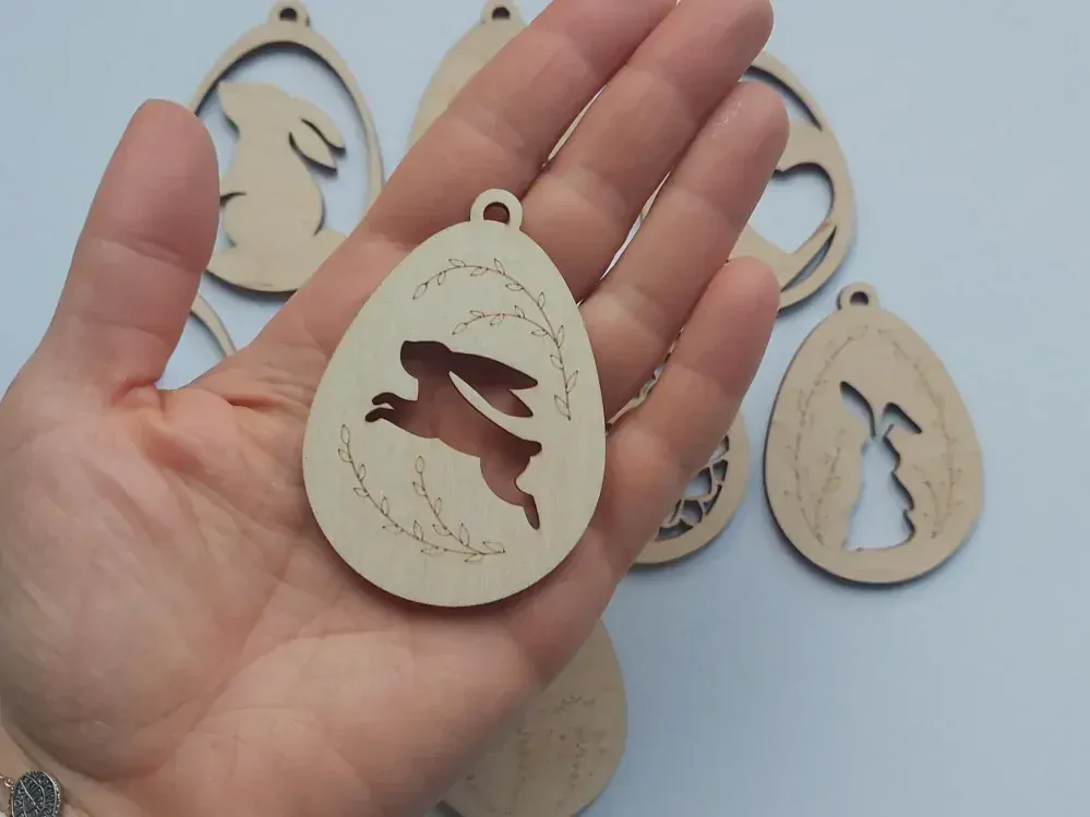 Velikonoční sada k dotvoření, 7 cm - 10 kusů