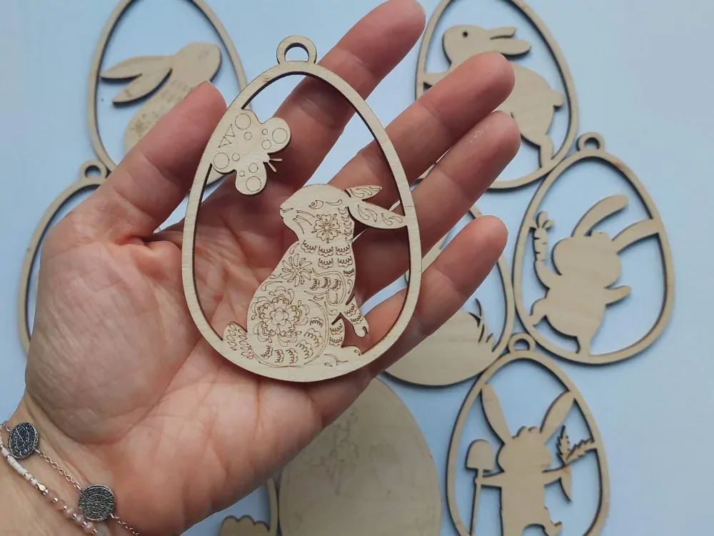 Velikonoční sada k dotvoření, 10 cm - 10 kusů