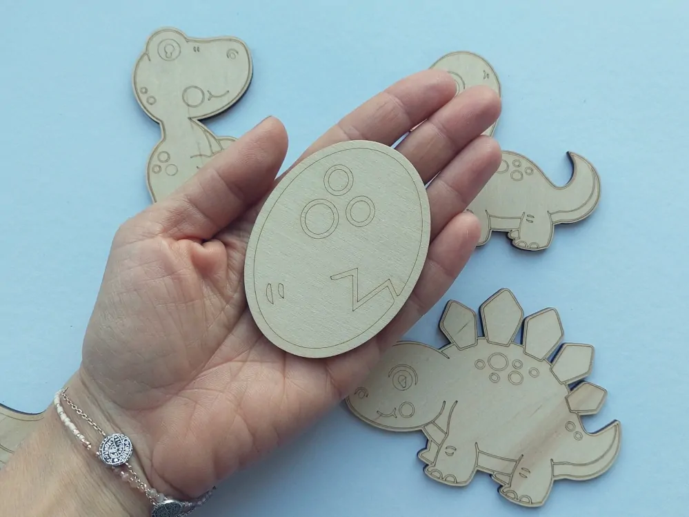 Dřevění dinosauři k dotvoření - 5 ks