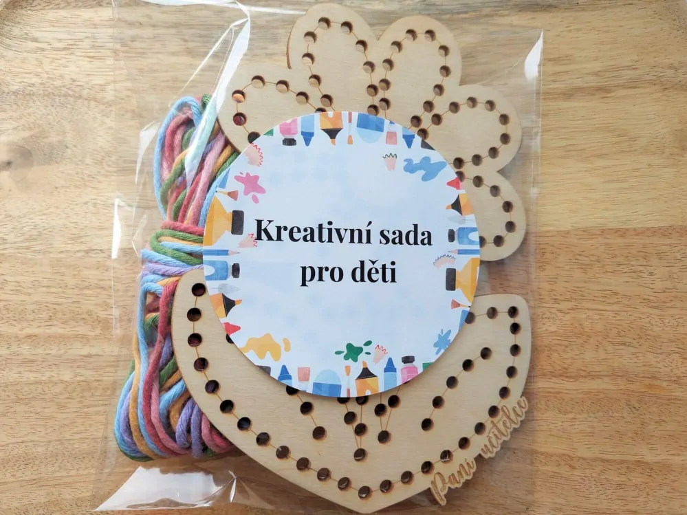 Vyšívací sada - květina - PANÍ UČITELCE