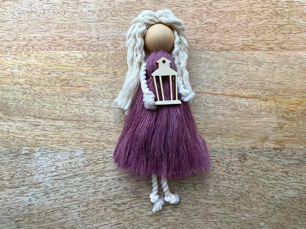 Dřevěná lucerna, 3,5 cm