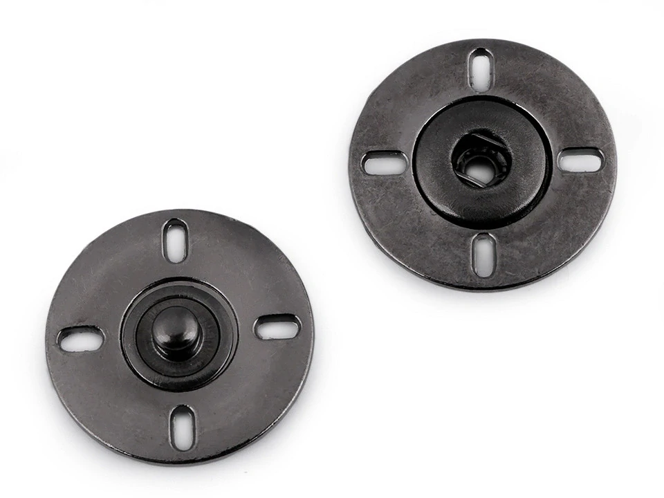 Designové patentky Ø25 mm - nikl