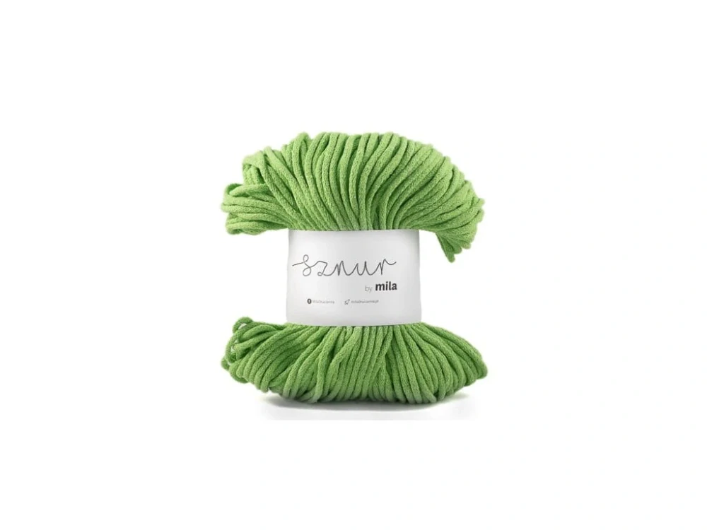 Bavlněná šňůra MILA 3mm - pistáciová