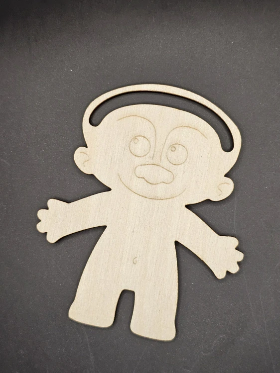 Dřevěný trolík na dotvoření B