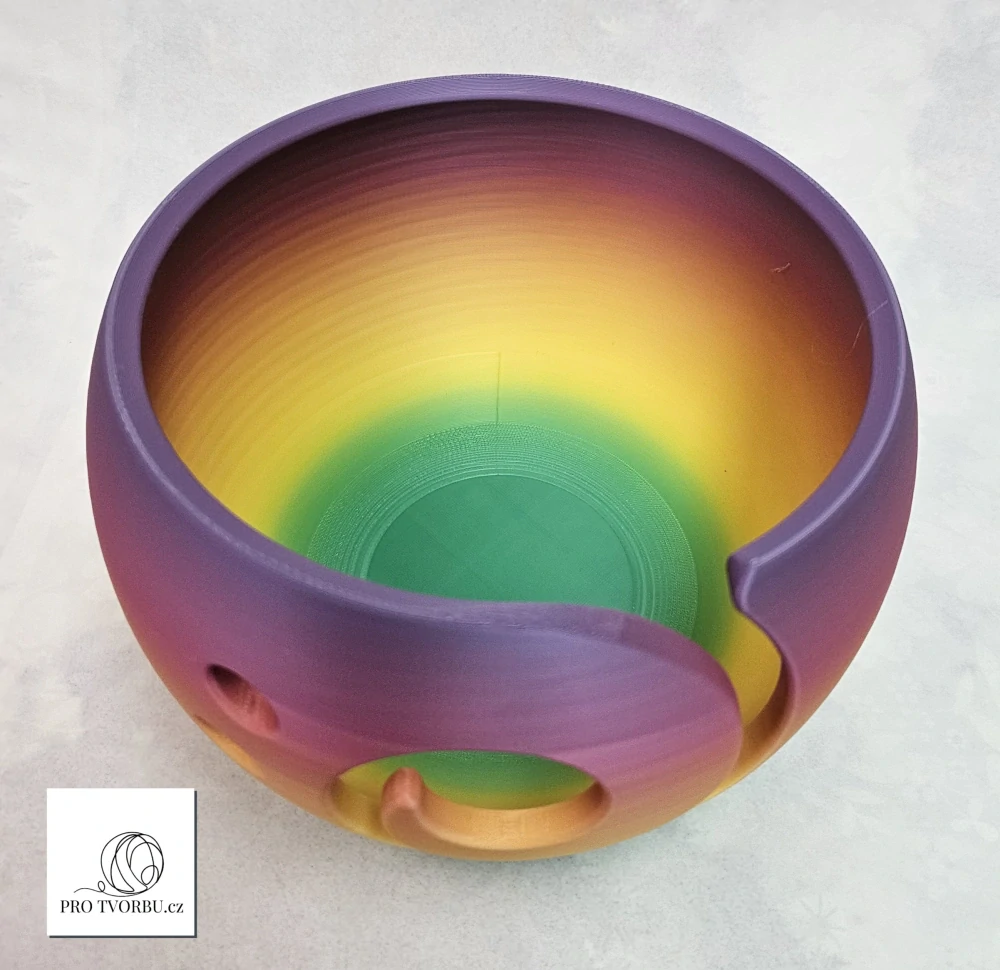 Miska na přízi L – Sunny Rainbow