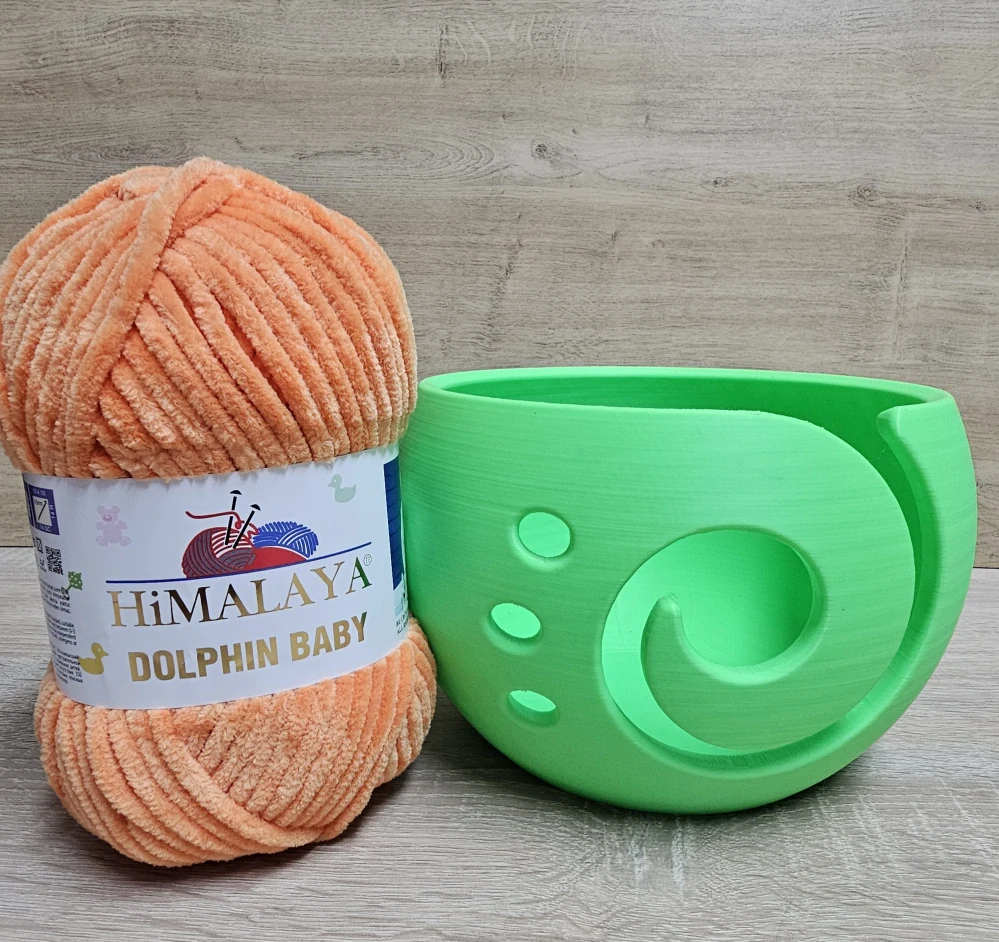 Háčkovací miska na přízi vel. L – Limetka - zelená
