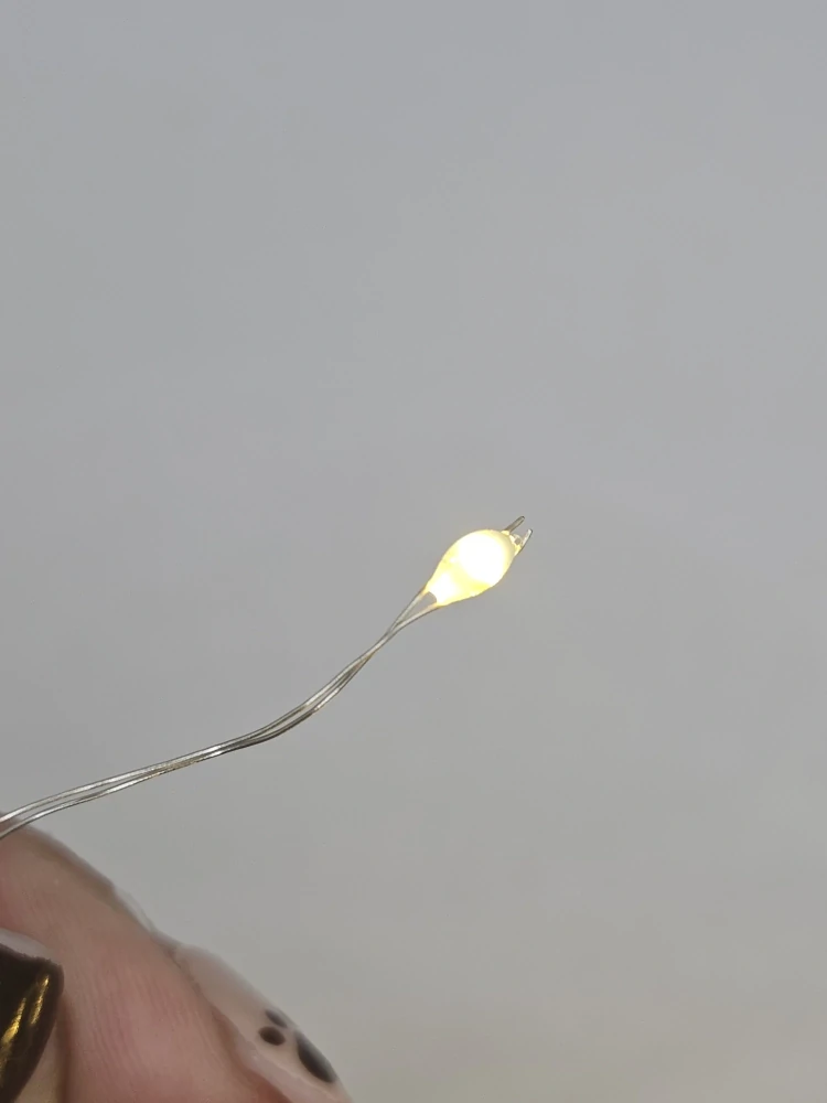 LED světelný drátek 2m, dekorativní světélka