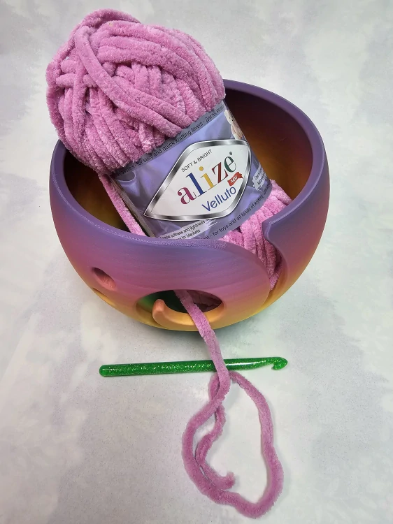 Miska na přízi L – Sunny Rainbow