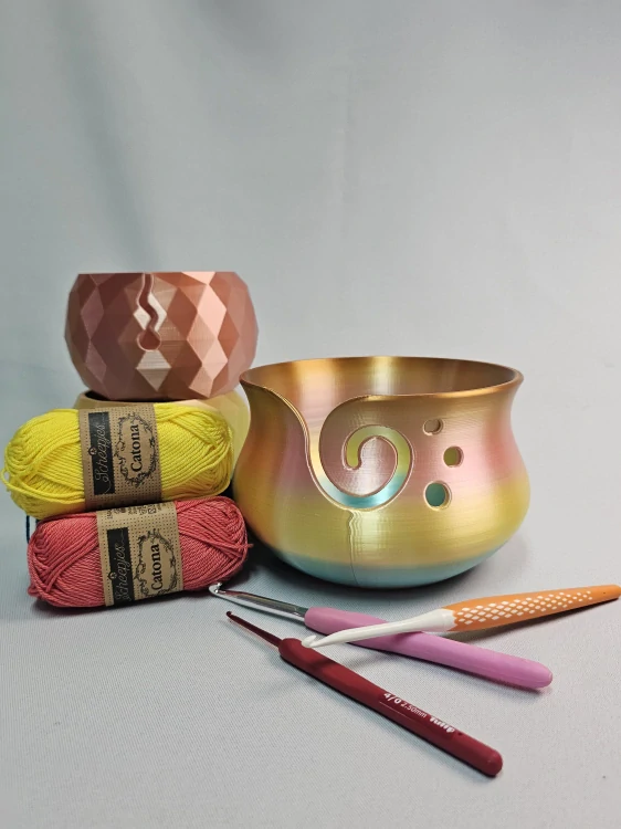 Miska na přízi S – Pudrová meruňka