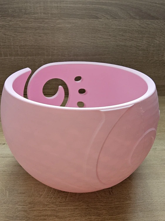 Háčkovací miska na přízi vel. L – růžová Candy Pink