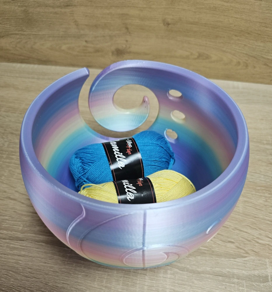 Miska na přízi L - Cukrová vata