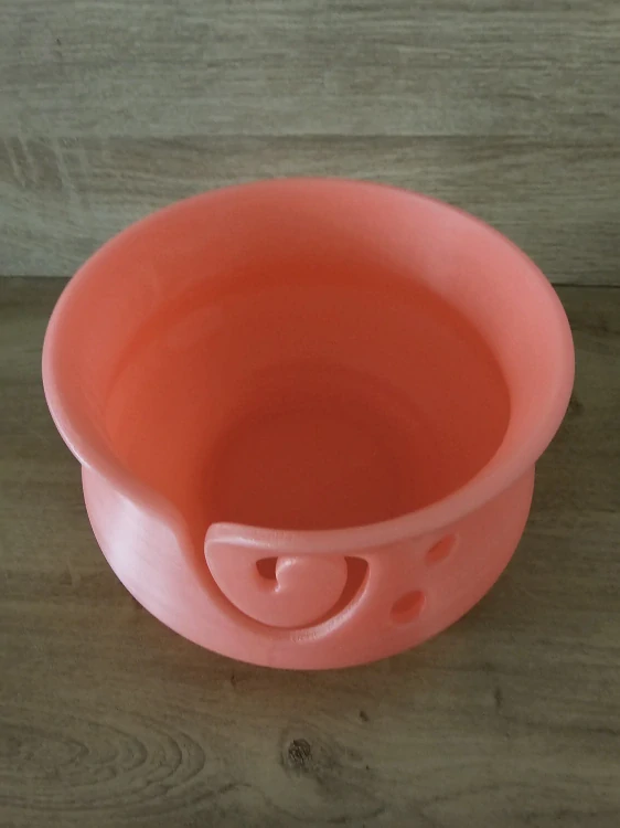 Háčkovací miska na přízi vel. M – Neon Corál
