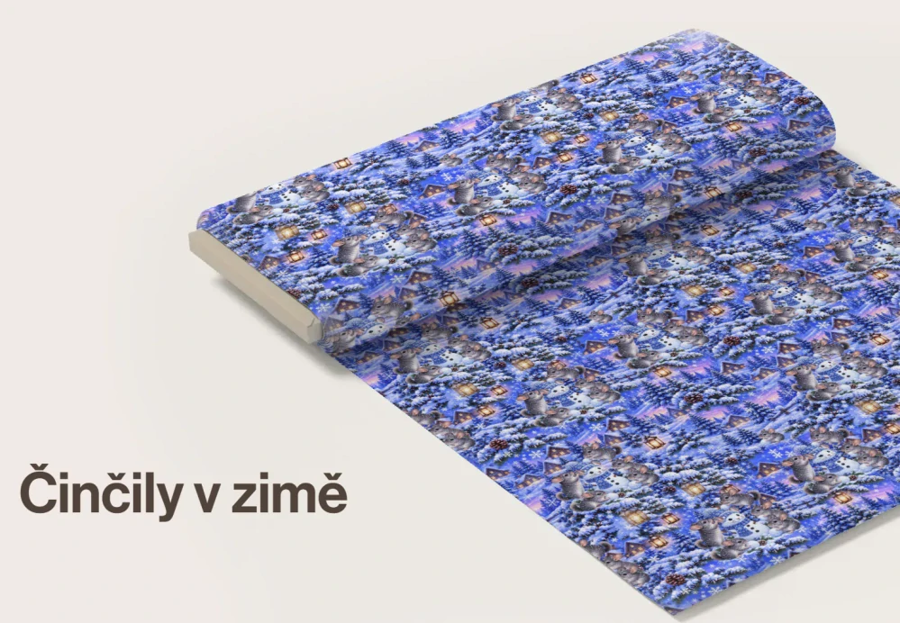 Činčily v zimě