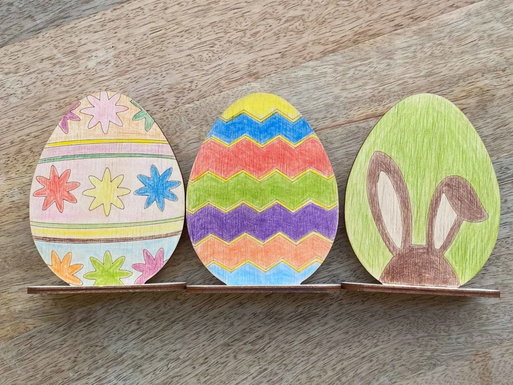 Velikonoční vajíčka k dotvoření - 8 kusů