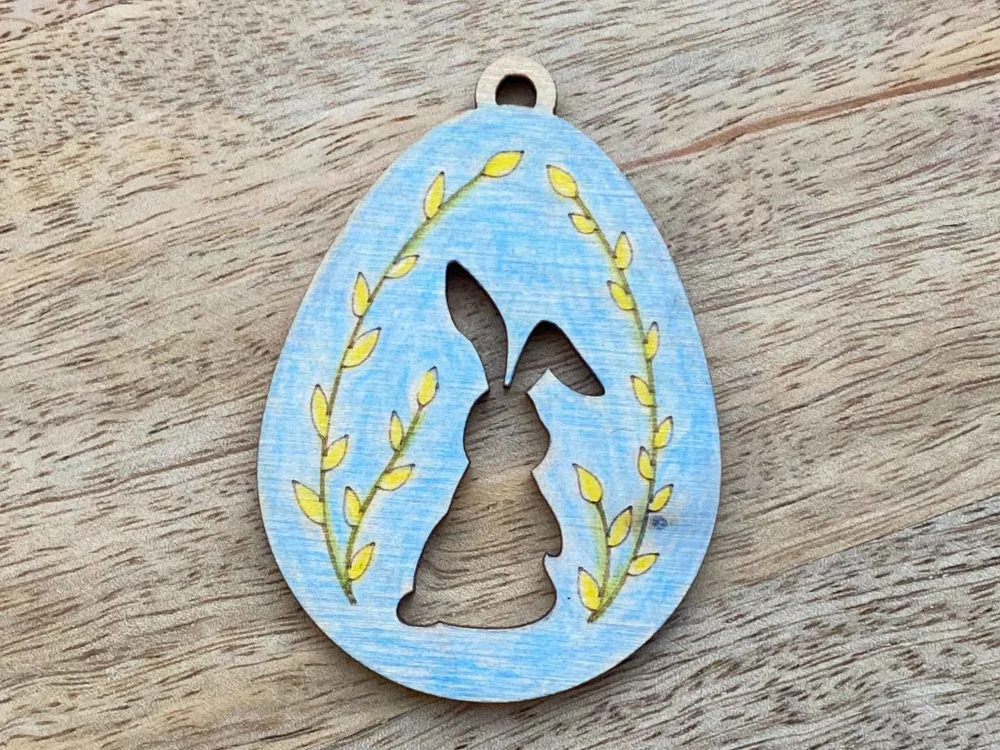 Velikonoční sada k dotvoření, 7 cm - 10 kusů