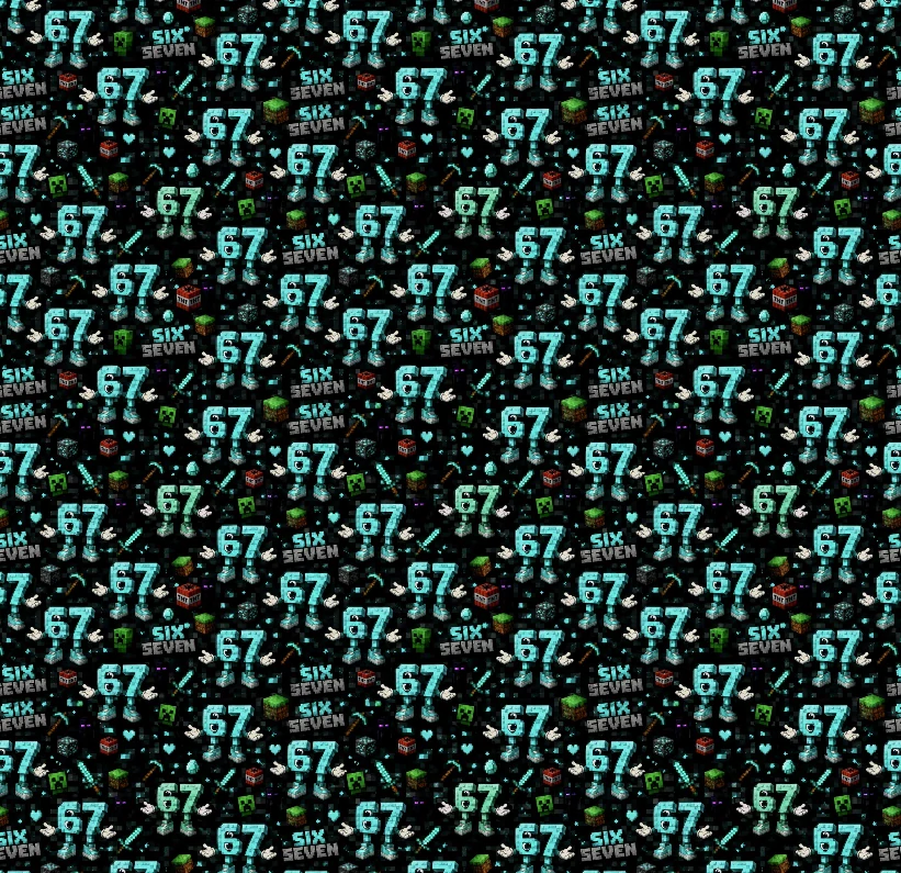 SIX SEVEN 67 jako Minecraft