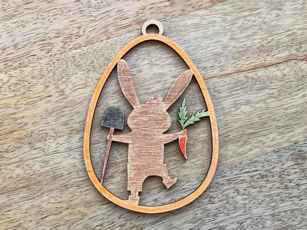 Velikonoční sada k dotvoření, 7 cm - 10 kusů