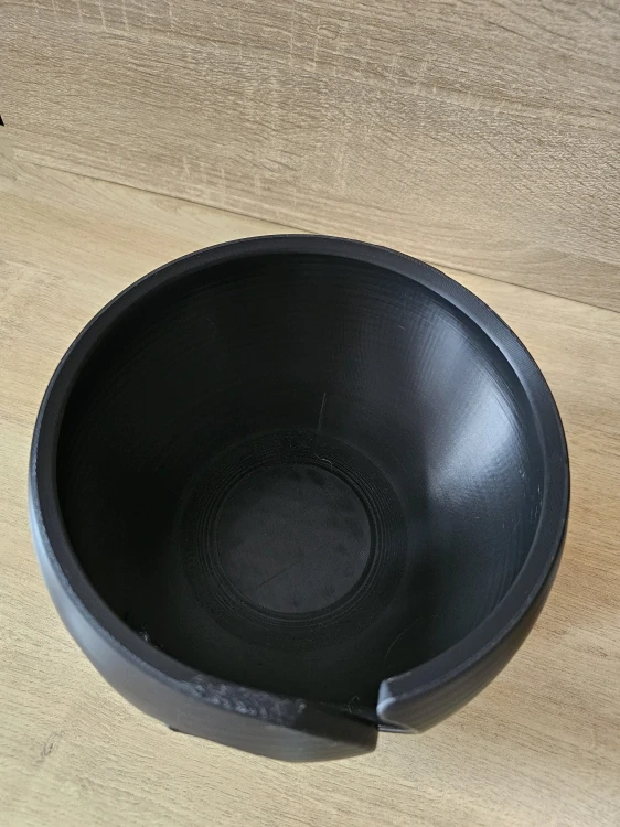 Háčkovací miska na přízi vel. L – Black Panther - černá