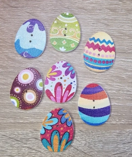 Velikonoční vajíčko - knoflík