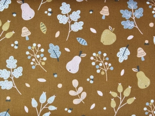 Podzimní plody -popelín