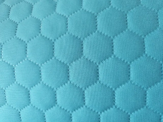 Zateplená tyrkysová kočárkovina