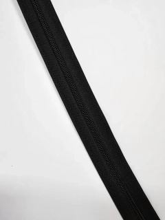 Zip černý 5 mm metráž
