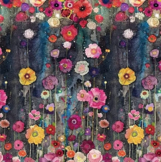 Kočárkovina barevné máky