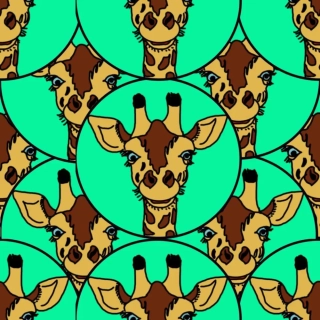 Kocarkovina Žirafa v kruhu