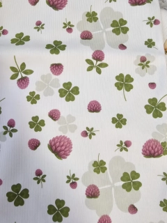 Štěstí ve čtyřlístku - žebrovaný úplet