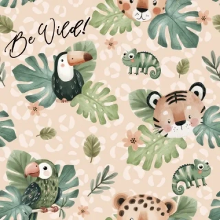 Bee wild meruňková barva- vzor