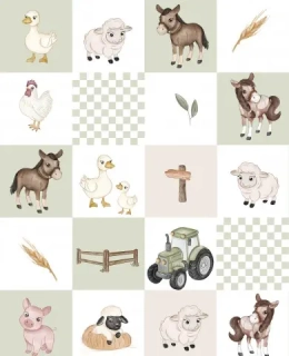 Farma patchwork - vzor