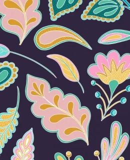 Pasley fantasy floral- vzor