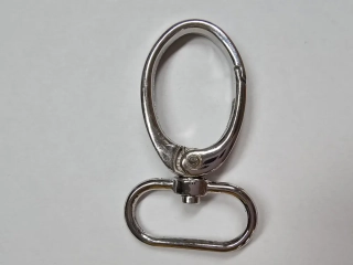 Karabinka kulatá nikl 25mm