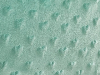 Minky 3D srdce - mint