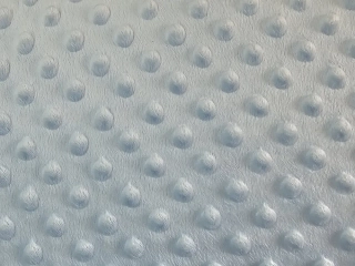 Minky 3D puntíky- modrá dětská