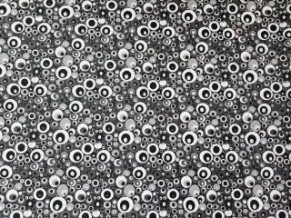 Kočárkovina černobílá kolečka