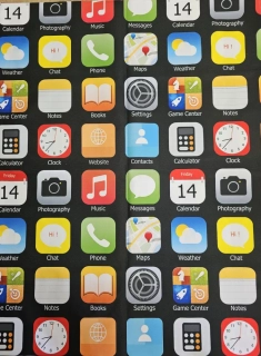 Kočárkovina Smartphone,mobilní ikonky