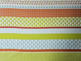 Bavlna vzorované pruhy