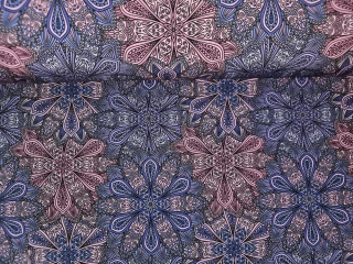 Zimní softshell mandaly fialové