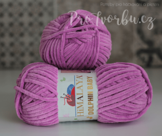 Dolphin Baby 80356 - růžovo fialová