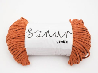 Bavlněná šňůra MILA 3mm - dýňová