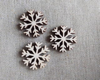 Dřevěná vločka 1