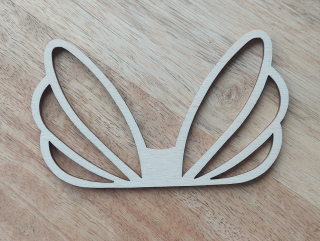 Křídla pro macramé anděla, 10 cm - č.21