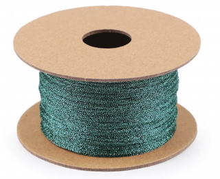 Metalický provázek 1 mm - 25 m - petrolejová