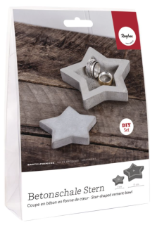 Kreativní beton - DIY sada - hvězda